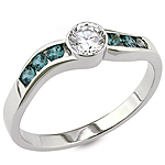 Alexandrite and white diamond gold ring.