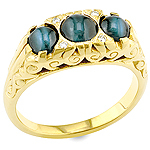 Alexandrite cat's eye,white diamond and yellow diamond gold ring.